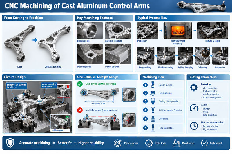 cast aluminum control arm