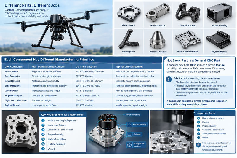 custom UAV parts