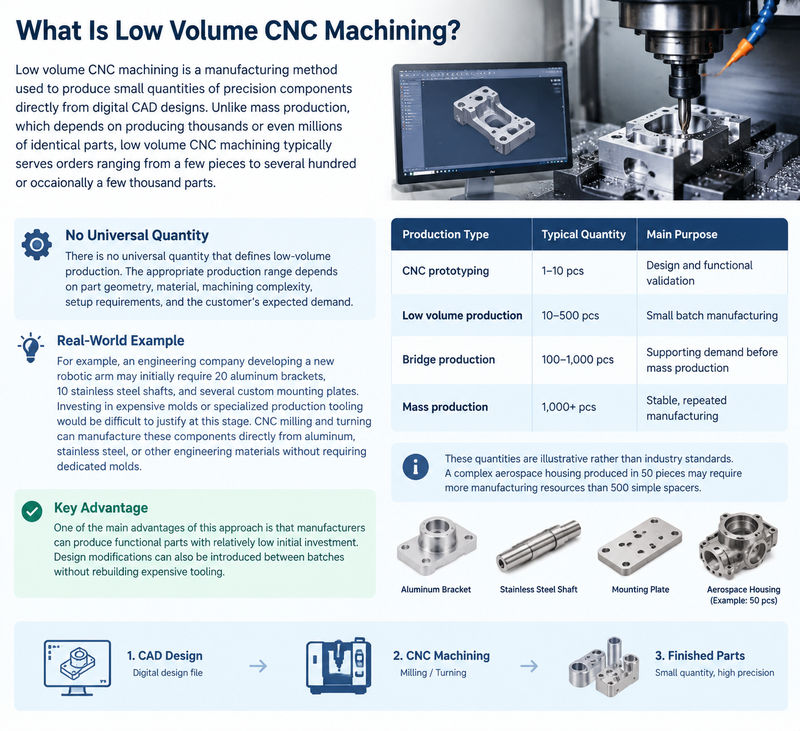 low volume cnc machining